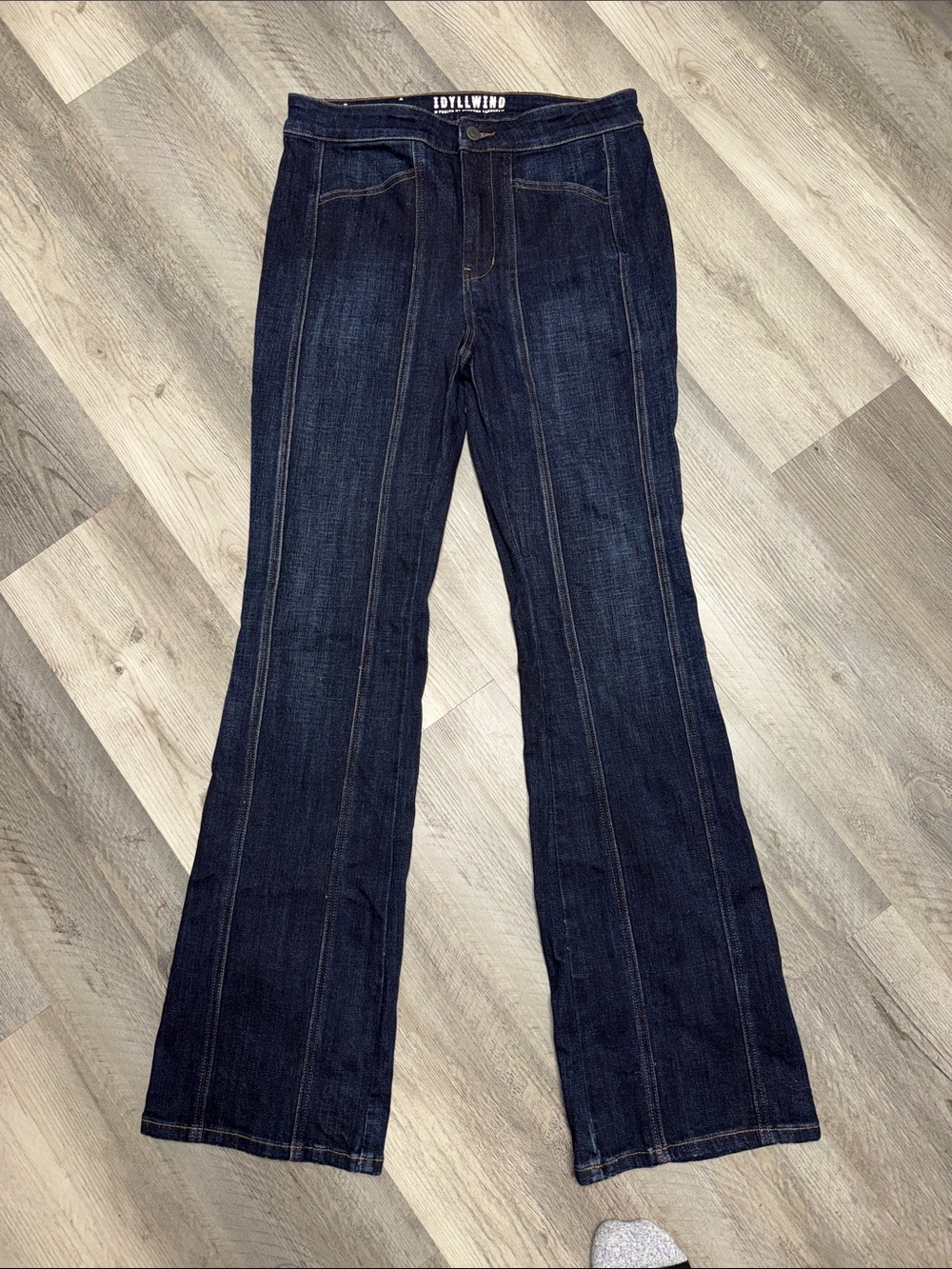Women's Dark Blue Straight-Leg Jeans